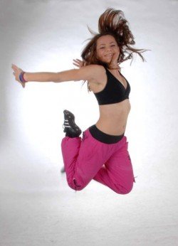 Zumba-Instructorin Sigi Kauntz aus München