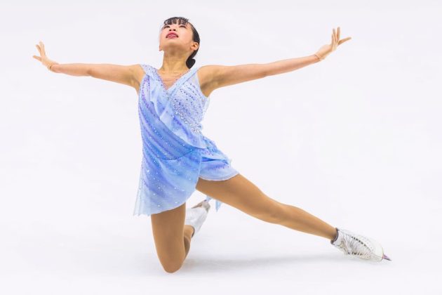 Eiskunstlauf Junior Grand Prix Courchevel 2022 Ergebnisse 25.-27.8.2022 - hier im Bild Ayumi Shibayama aus Japan (Platz 2)