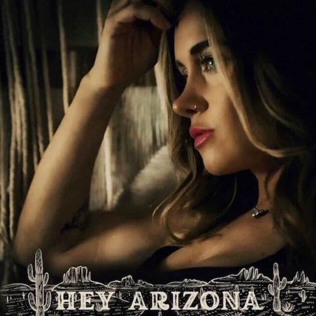 Lexi Tucker Neuer Country-Song “Hey Arizona” und Video zu “Did It Anyway” - hier im Bild das Single-Cover zum Song “Hey Arizona”mit dem Gesucht von Lexi Tucker in Großaufnahme