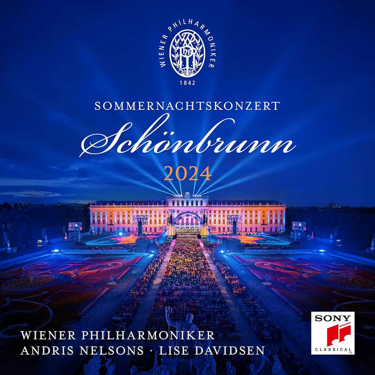 CD Sommernachtskonzert 2024 Wiener Philharmoniker - hier im Bild das Album-Cover
