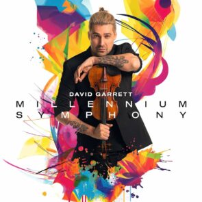 David Garrett Konzerte 2025 Termine, Städte, Orte - hier im Bild das Album-Cover zum neuen David-Garrett-Album "Millenium Symphony"