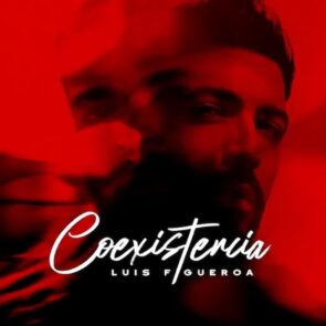 Luis Figueroa - Tolles Salsa-Album “Coexistencia” veröffentlicht - hier im Bild das Album-Cover mit dem Gesicht des Künstlers schenhaft dargestellt