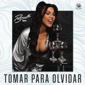 Brunella Torpoco mit zwei Salsa-Songs im Sommer 2024 - hier im Bild das Single-Cover zum Song "Tomar para Olvidar" mit Brunella Torpoco im Mittelpunkt