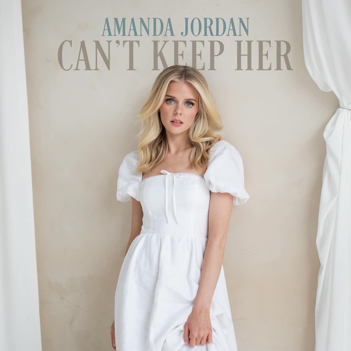 Amanda Jordan 2024 - hier im Bild das Single-Cover zum Song “Can't Keep Her”