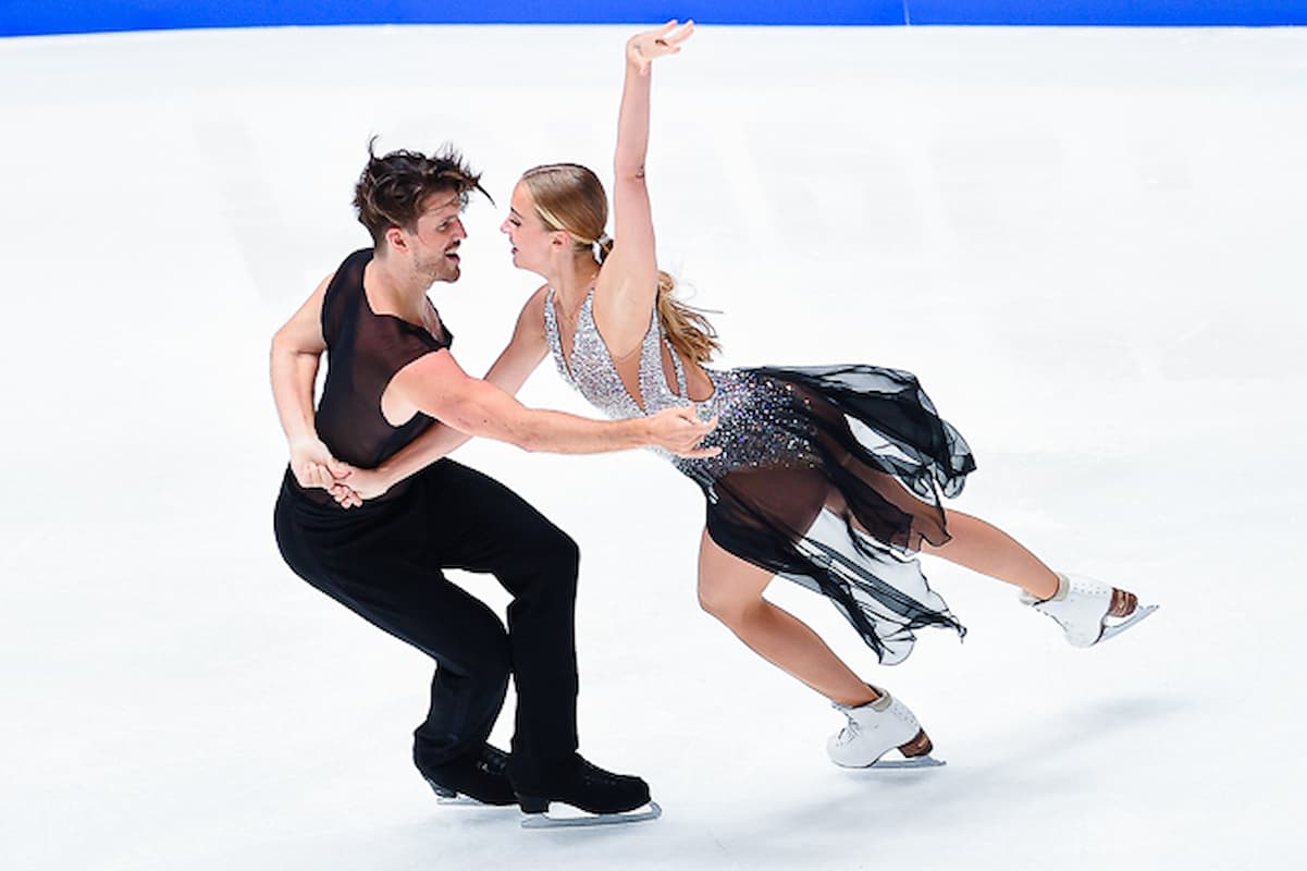 Alexandra Stepanova - Ivan Bukin, Eistanz-Paar beim Rhyhtm Dance bei den Test Skates der Eiskunstlauf Nationalmannschaft Russland am 14.-15.9.2024 in St. Petersburg