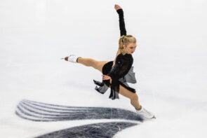 Eiskunstlauf Grand Prix Frankreich 1.-3.11.2024 Ergebnisse - hier im Bild Amber Glenn aus den USA