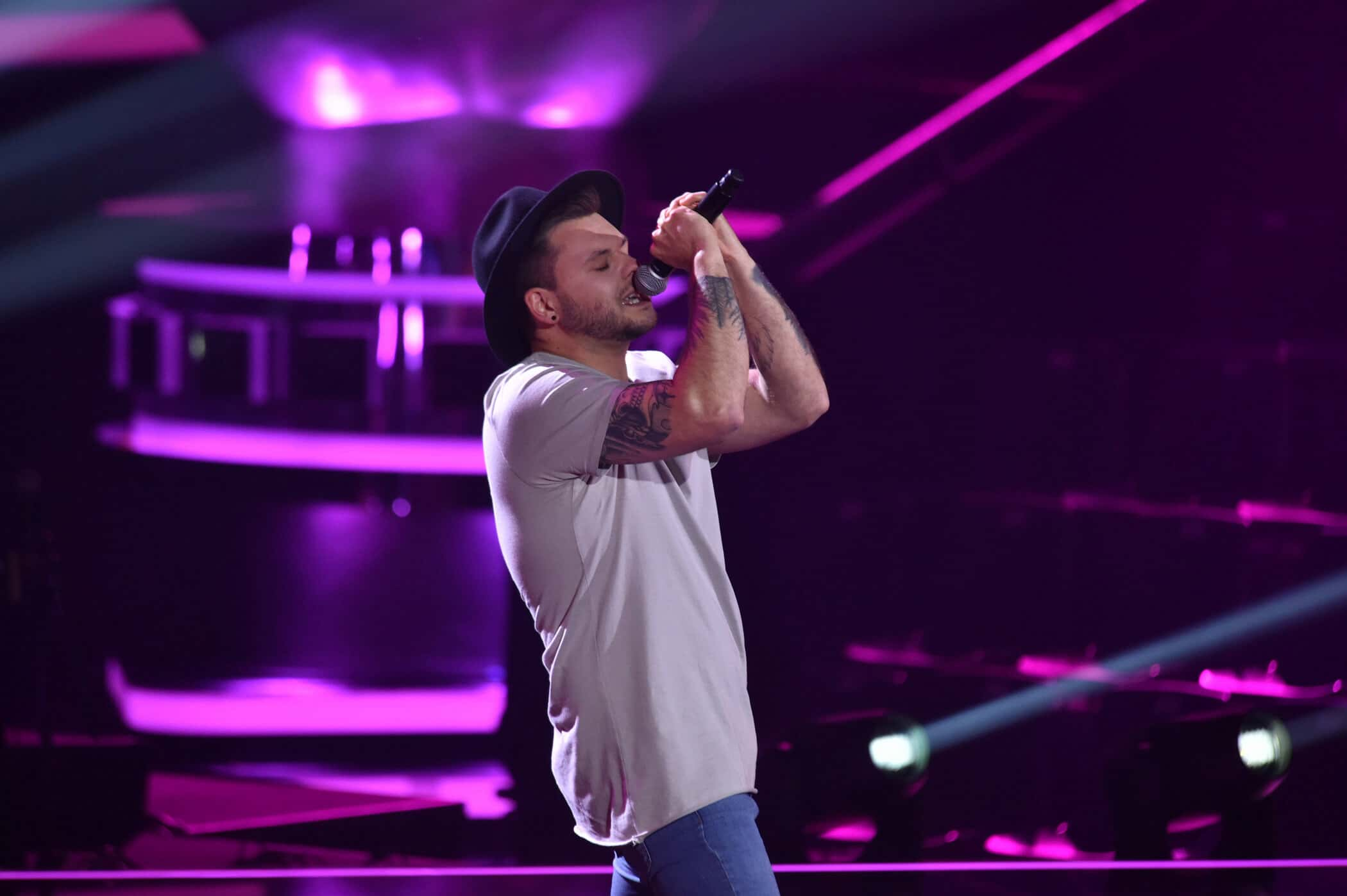 Fabio Faganello bei The Voice am 4.10.2024