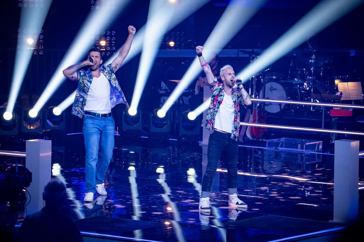 Marco Schumertl und Marius Müller Battle im Team Mark The Voice 24.10.2024