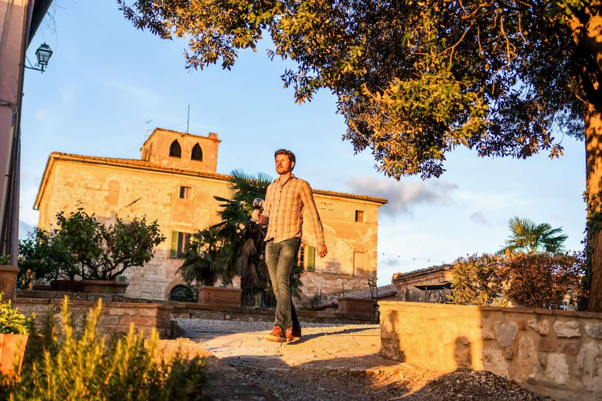 Bewerbung für Bauer sucht Frau International 2025 - hier im Bild Martin aus Italien in der Toscana auf seinem Weingut