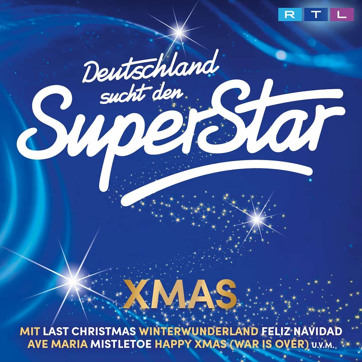 DSDS-Weihnachts-Album 2024 „Deutschland sucht den Superstar Xmas“ - hier im Bild das Album-Cover