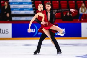 Eiskunstlauf Grand Prix Cup of China 22.-23.11.2024 - Ergebnisse, Zeitplan, Übertragungen - hier im Bild das Eistanz-Paar Juulia Turkkila - Matthias Versluis aus Finnland