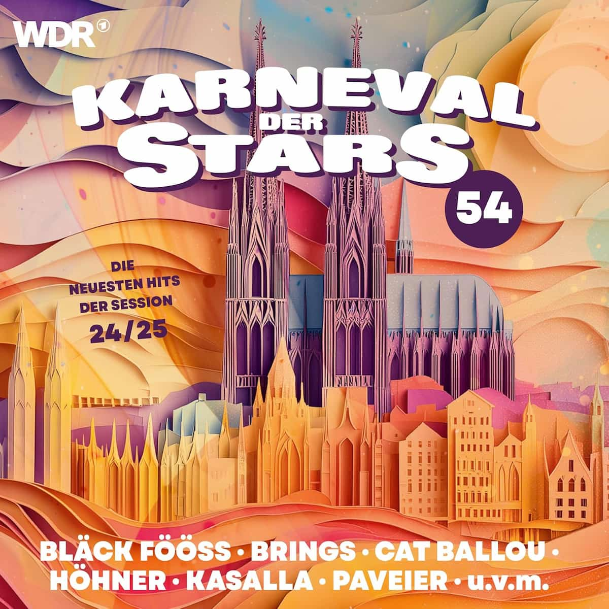 Karneval der Stars 54 (Session 2024-2025) - hier im Bild das CD-Cover