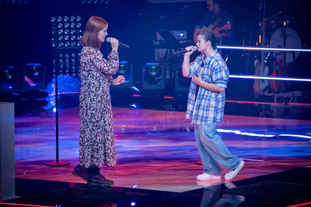 Kaya Wiemers und Selina Hartel Team Samu The Voice 1.11.2024