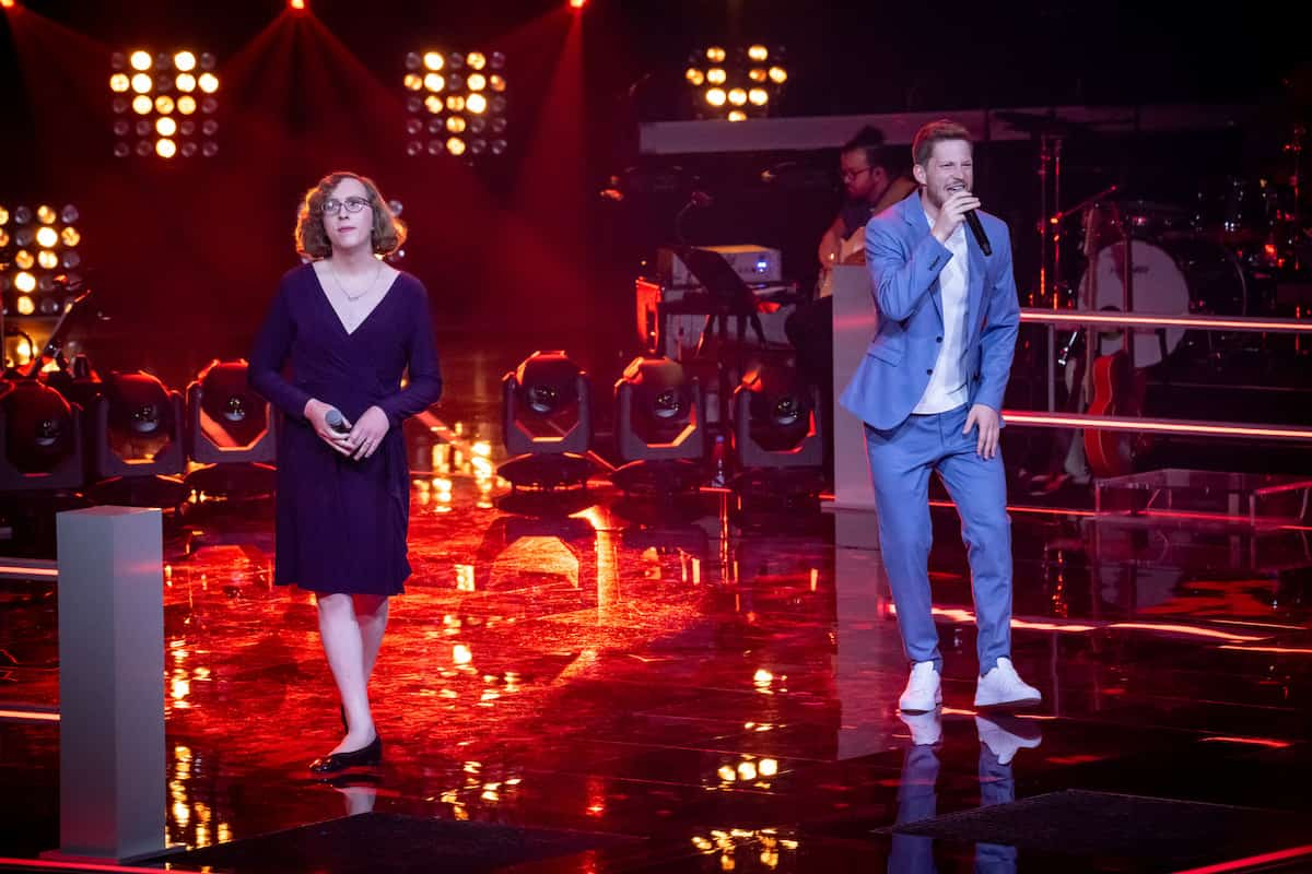 Marlene Bellissimo und Lukas Wohllaib Team Mark The Voice 1.11.2024