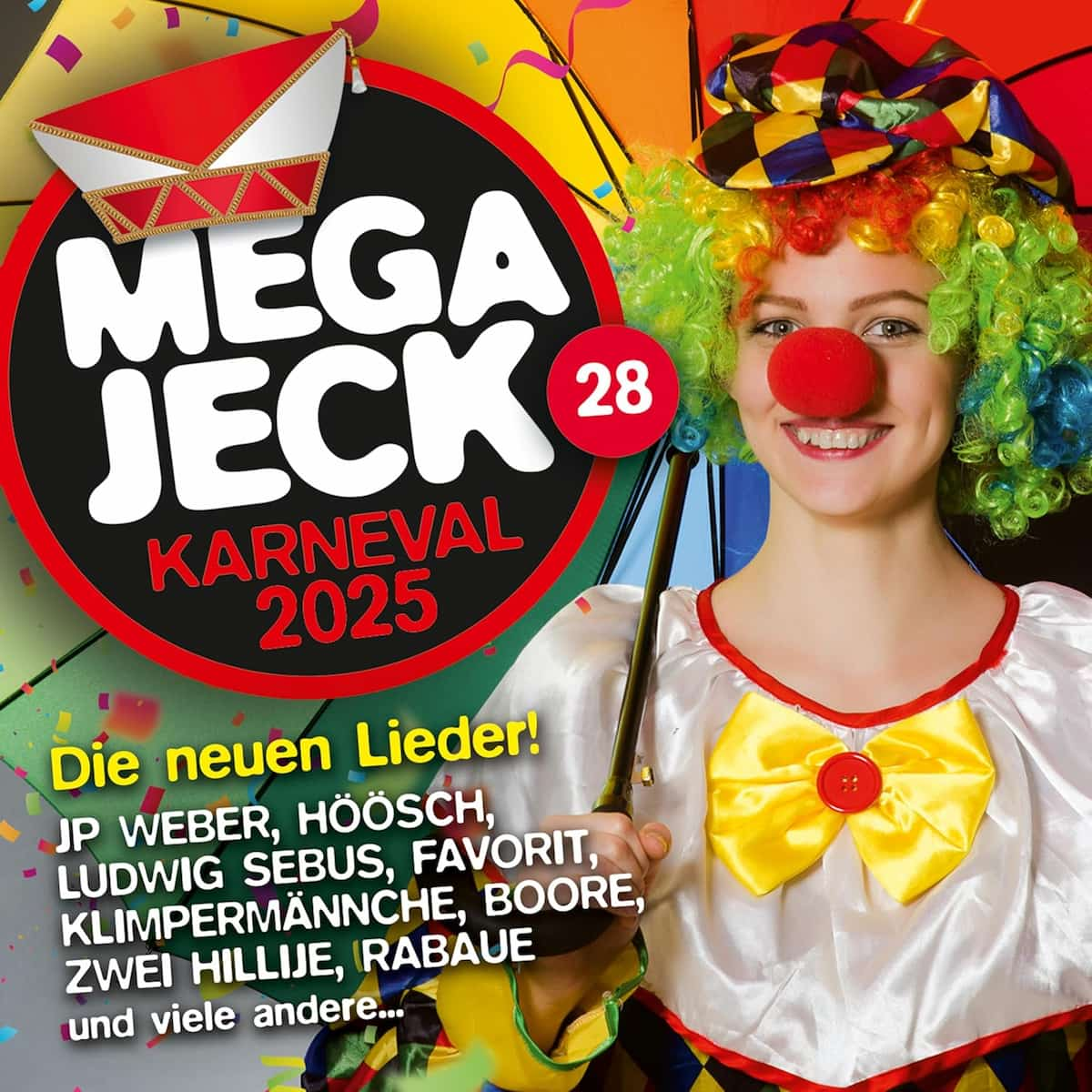 Megajeck 28 (Karneval 2025) - hier im Bild das CD-Cover