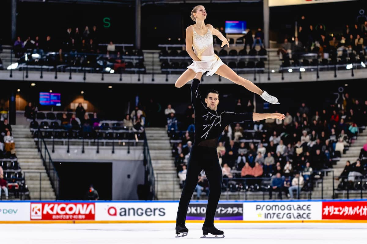 Minerva Fabienne Hase - Nikita Volodin aus Deutschland - Eiskunstlauf-Paar mit Chancen auf eine gute Platzierung beim ISU Grand Prix Cup of China 2024