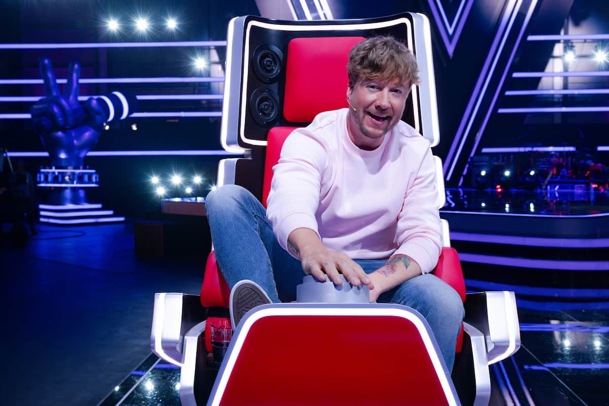 Talente Team Samu The Voice 29.11.2024 und ihre Songs - hier im Bild Samu Haber als Coach