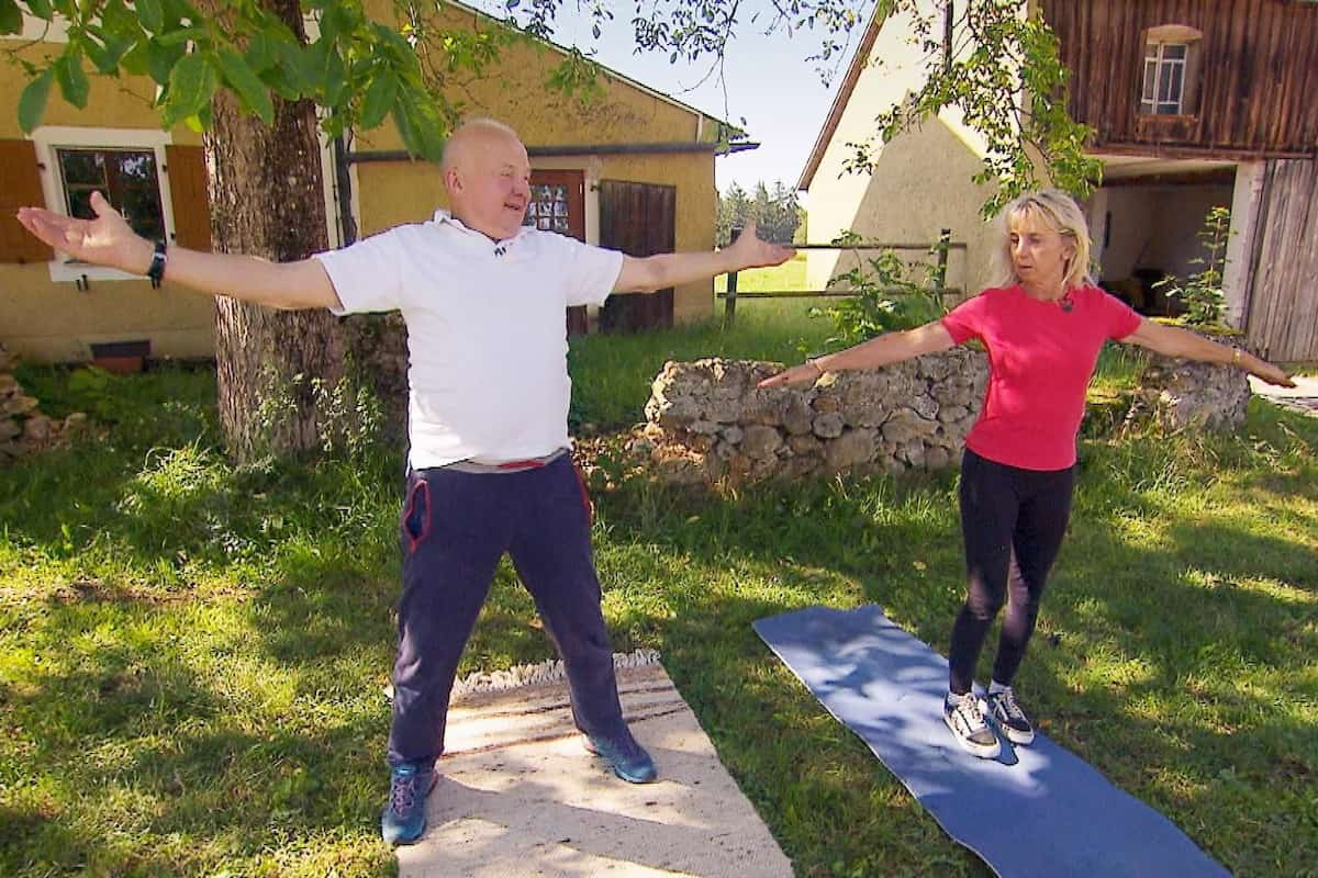 Heiner und Ulrike bei BsF 9.12.2024 beim Yoga