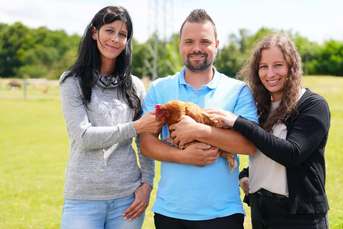 Marvin, Sabrina und Eva bei Bauer sucht Frau am 2.12.2024 - Stefan Gregorowius