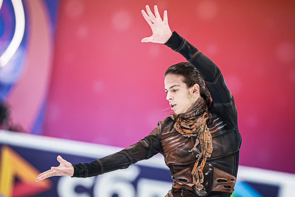 Petr Gumennik bei der Eiskunstlauf-Meisterschaft Russland 2025 19.-22.12.2024