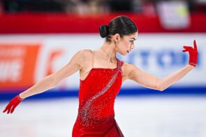 Eiskunstlauf Grand Prix Finale 2025 Russland 14.-16.2.2025 in Krasnojarsk - hier im Bild Adeliia Petrosian