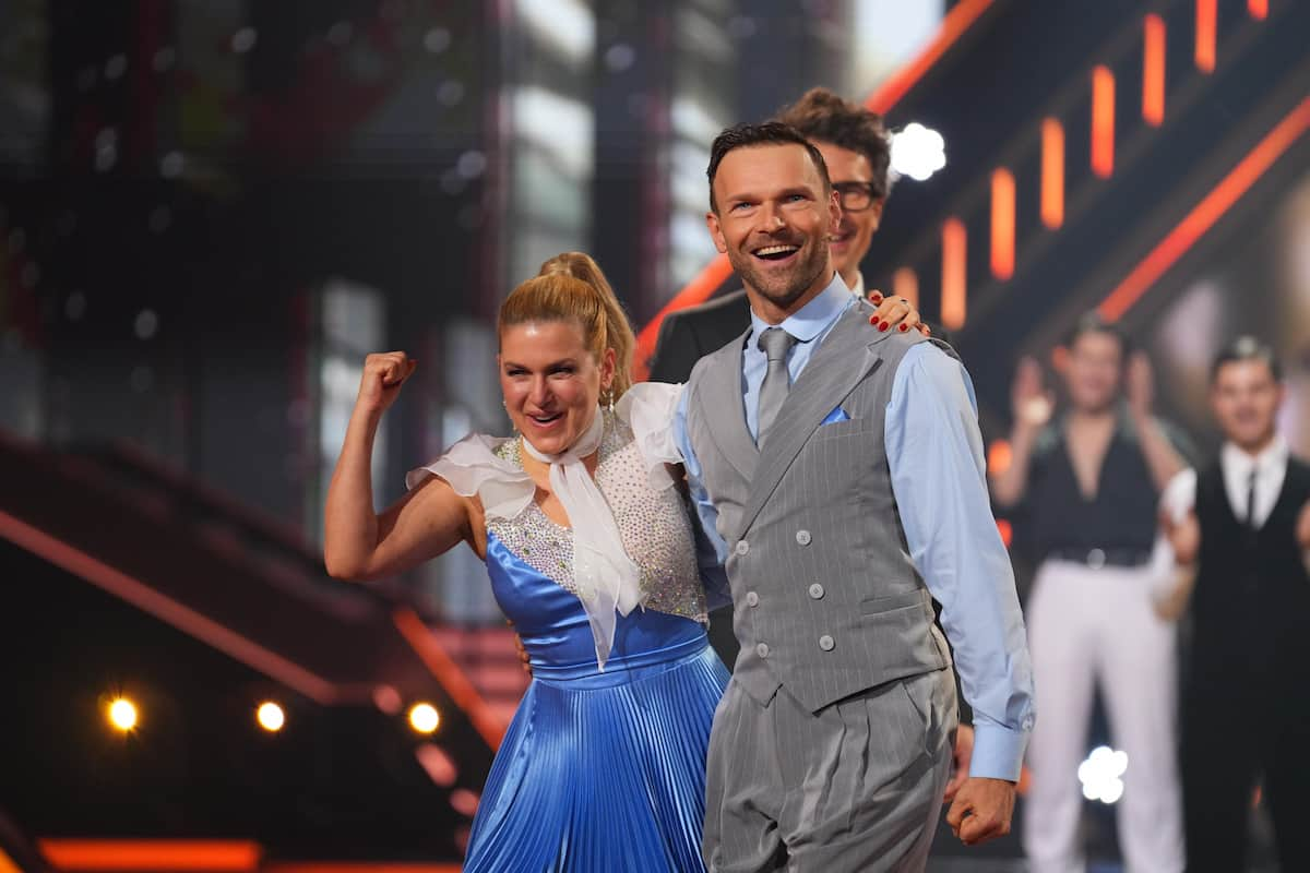 Jeanette Biedermann und Vadim Garbuzov bei Let's dance am 21.2.2025