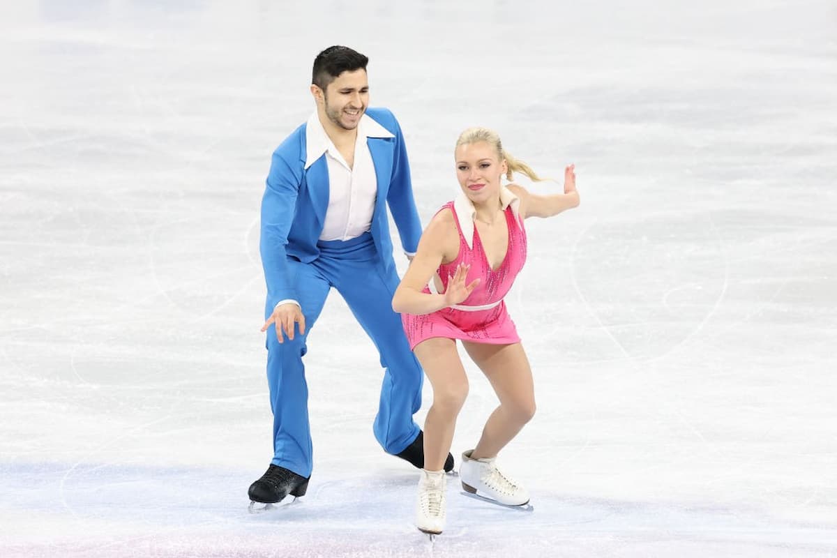 Marjorie Lajoie - Zachary Lagha aus Kanada - Eistanz-Paar bei den 4 Continents Championships 2025