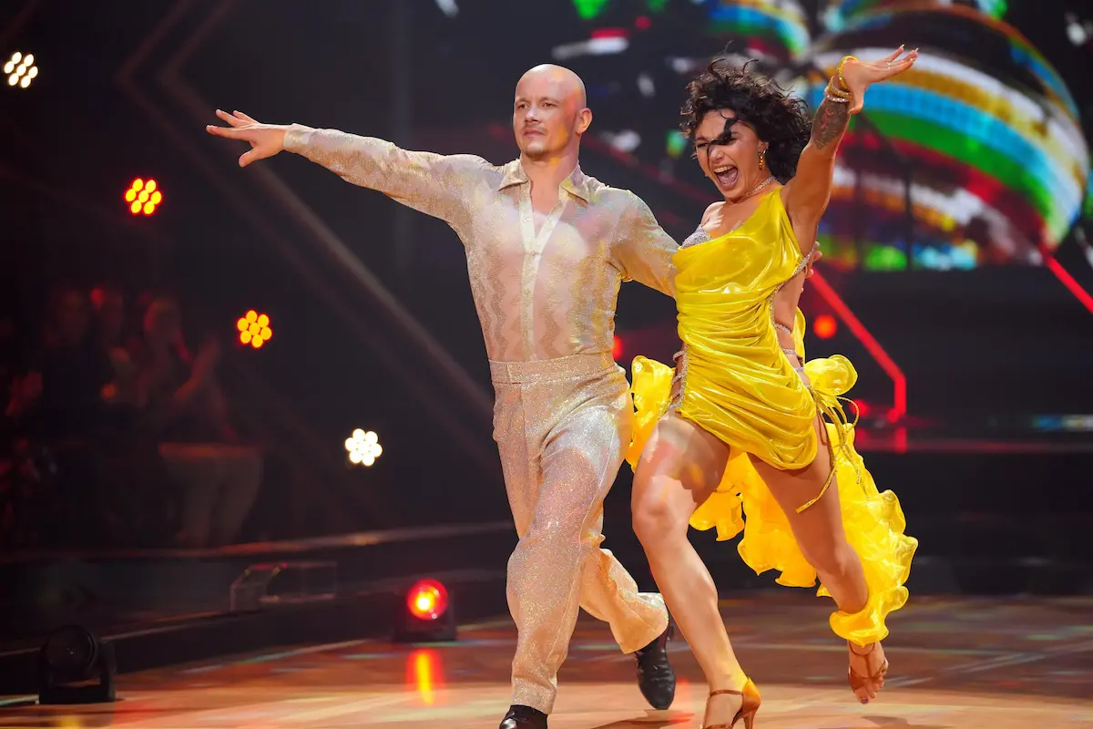 Anastasia Maruster und Fabian Hambüchen bei der Samba bei Let's dance am 7.3.2025