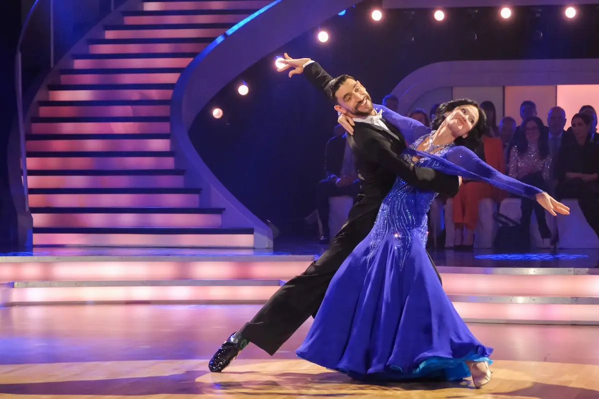 Eva Glawischnig & Dimitar Stefanin, Langsamer Walzer bei den Dancing Stars am 14.3.2025