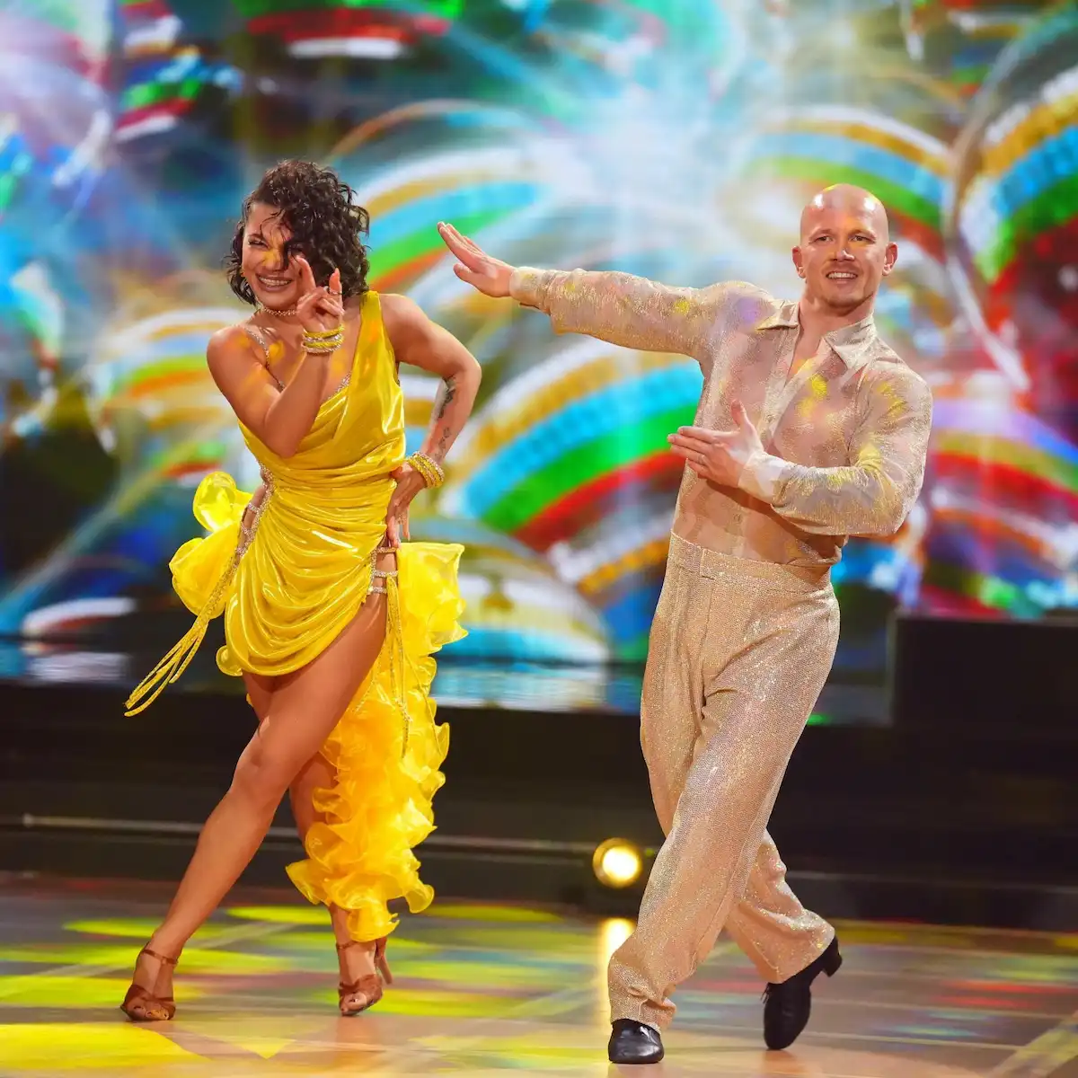 Fabian Hambüchen & Anastasia Maruster im Saturday Night Fever - Let's dance am 7.3.2025