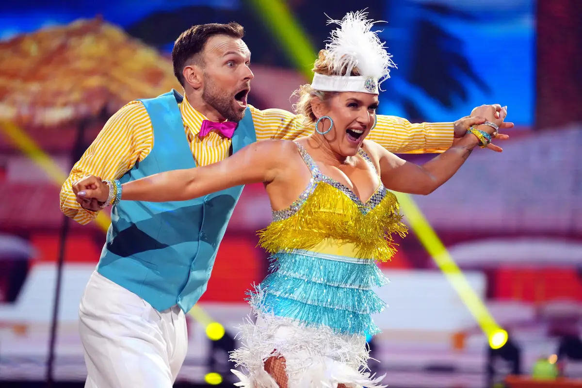 Jeanette Biedermann und Vadim Garbuzov mit Charleston bei Let's dance am 21.3.2025