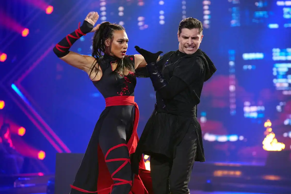 Marie Mouroum und Alexandru Ionel bei Let's dance 7.3.2025